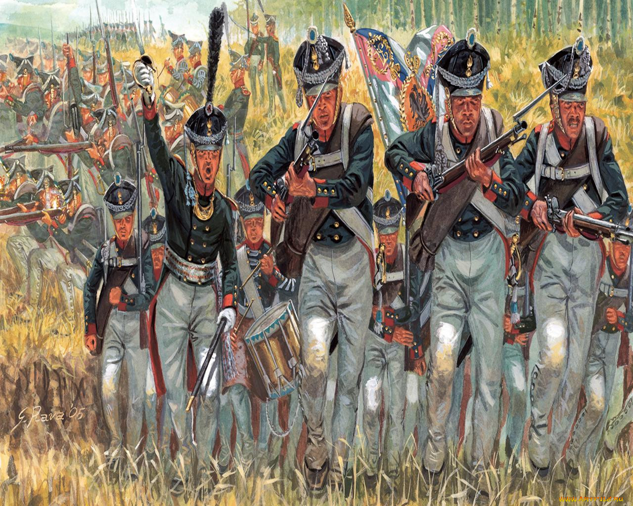napoleonic, wars, russian, infantry, , 